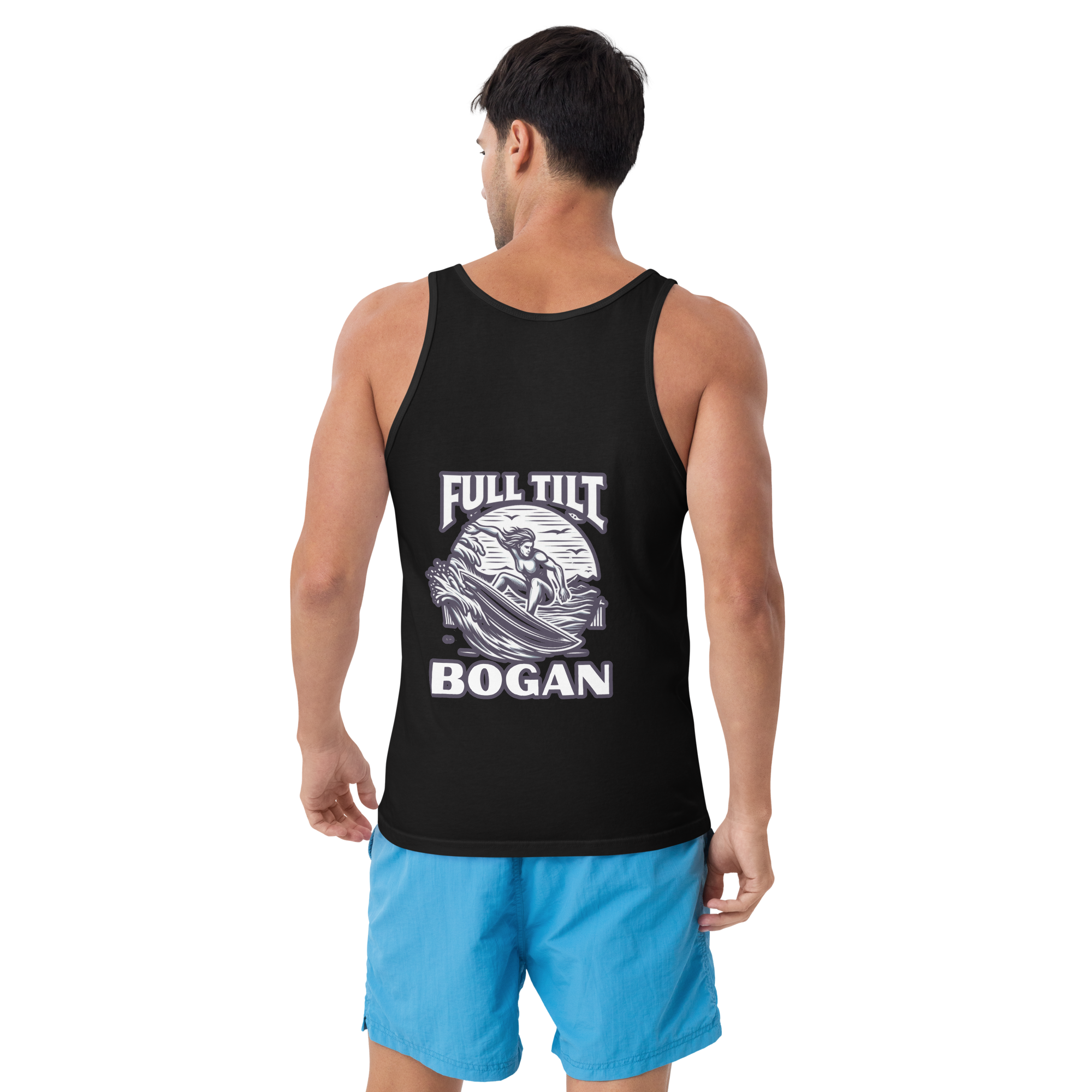 Full Tilt Bogan Surfing Range- Adult Singlet