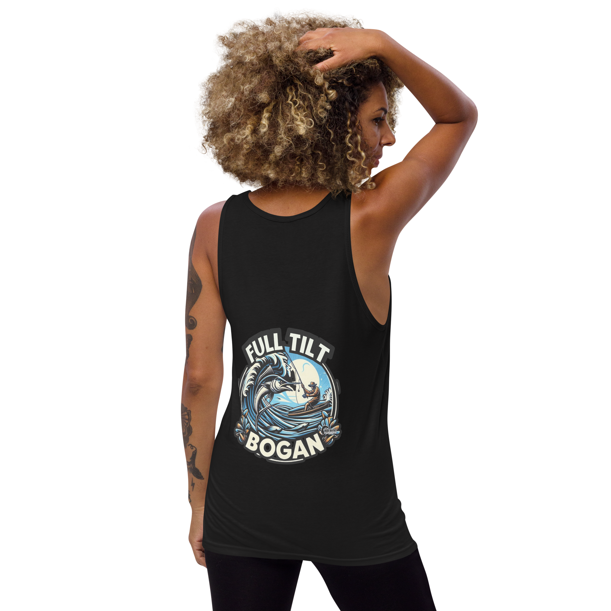 Full Tilt Bogan Fishing Range - Adult singlet