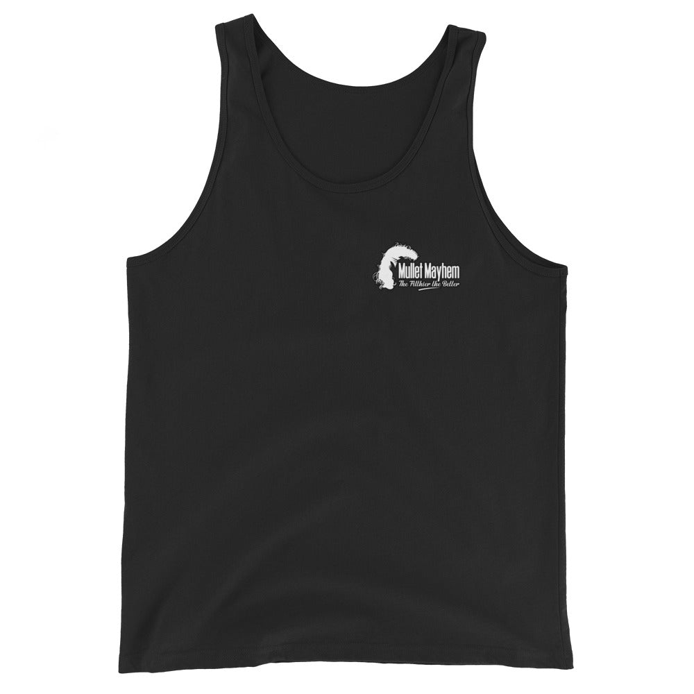Mullet Mayhem Weekends For The Boys Goon Range - Adult Singlet
