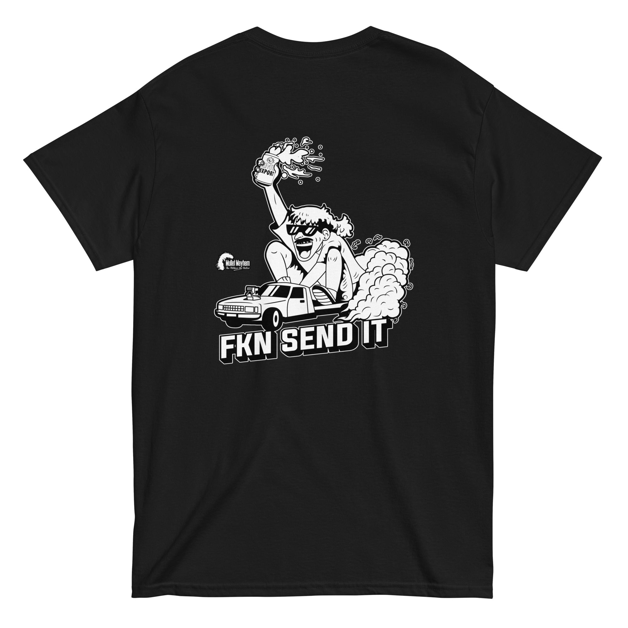 FKN Send It Ute Mullet Mayhem Adult Tee