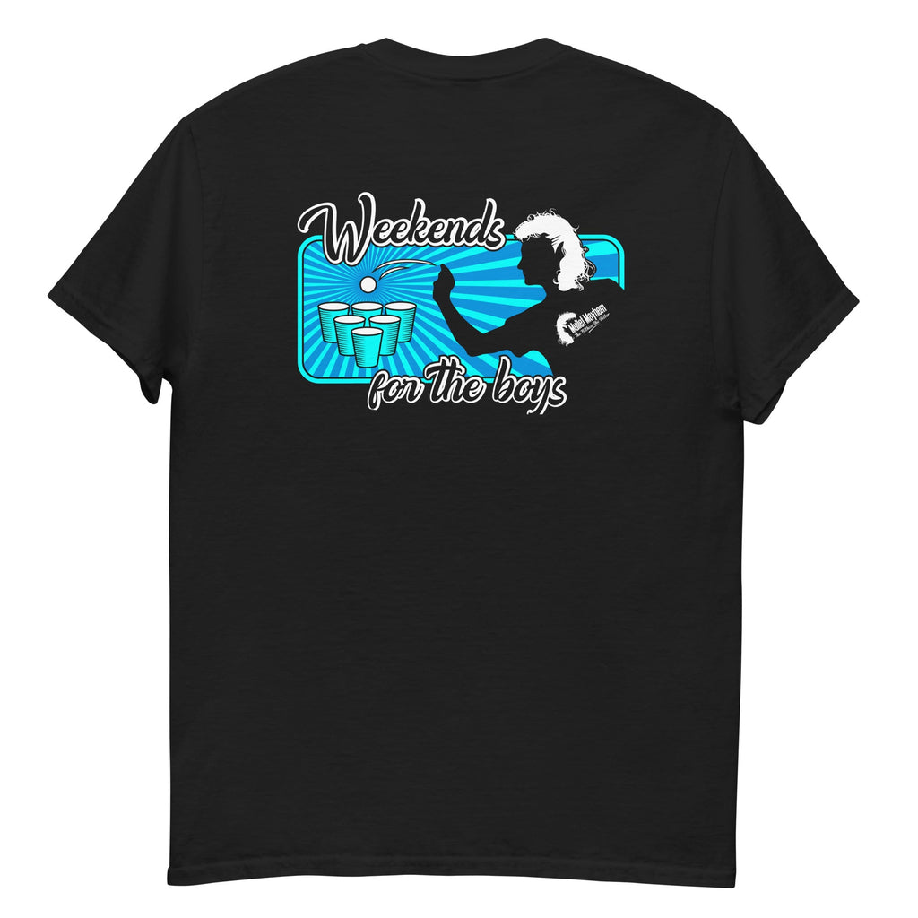 Mullet Mayhem Weekends For The Boys Shots Adult Tee