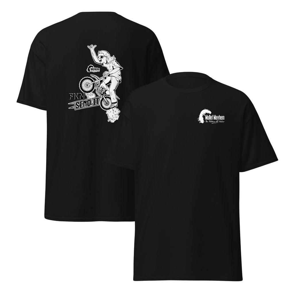 FKN Send It-Bike Edition — Dirt, Grit &amp; Glory Adult Tee