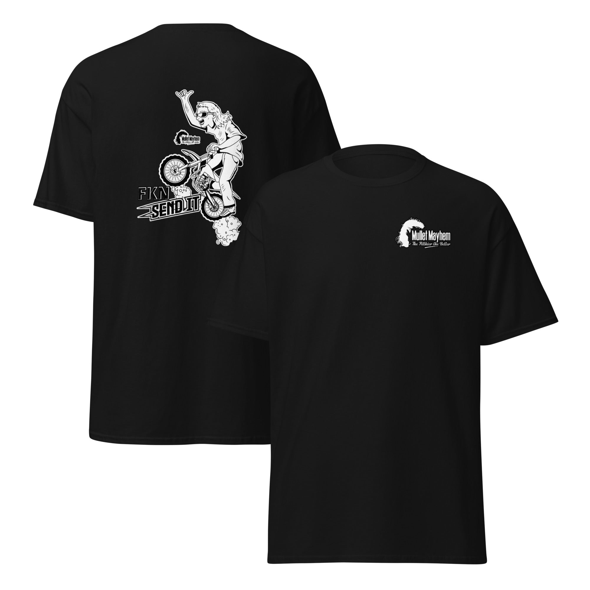 FKN Send It-Bike Edition — Dirt, Grit &amp; Glory Adult Tee