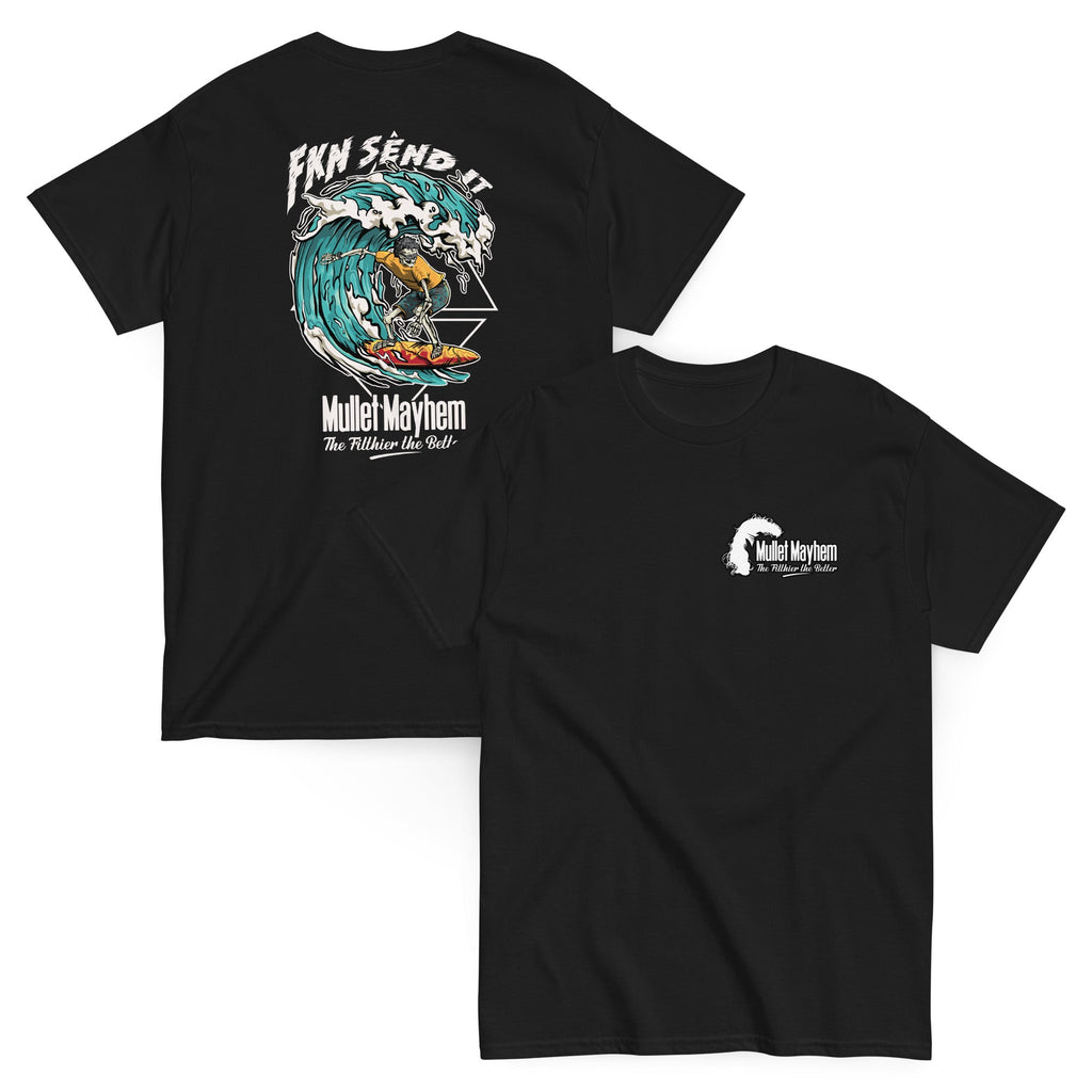 FKN Send It (surfing) Mullet Mayhem Kids Tee