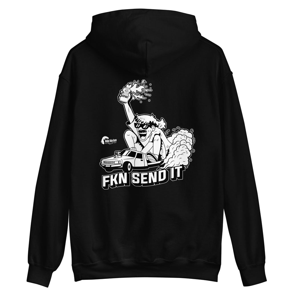 FKN Send It Ute Mullet Mayhem Adult Hoodie