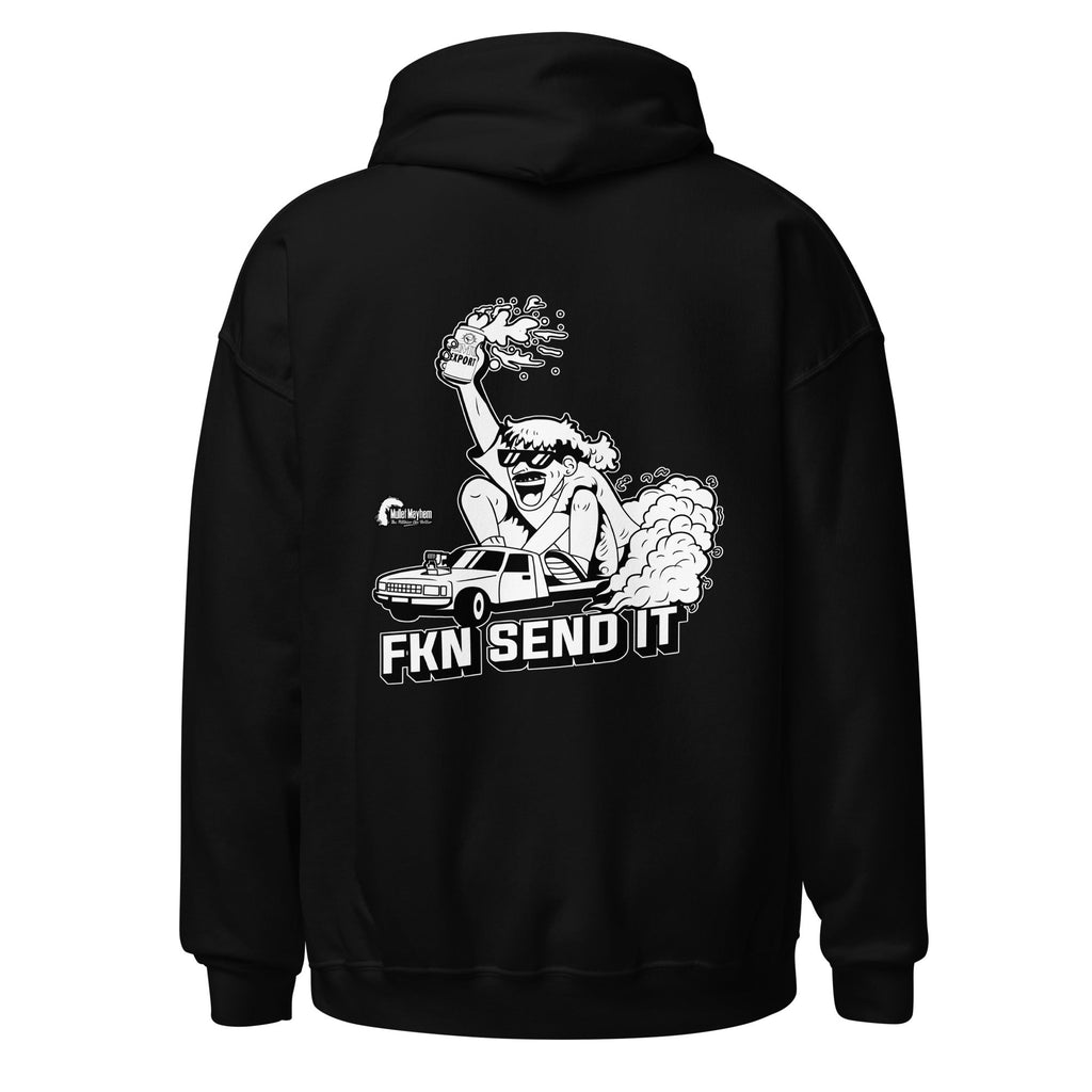 FKN Send It Ute Mullet Mayhem Adult Hoodie