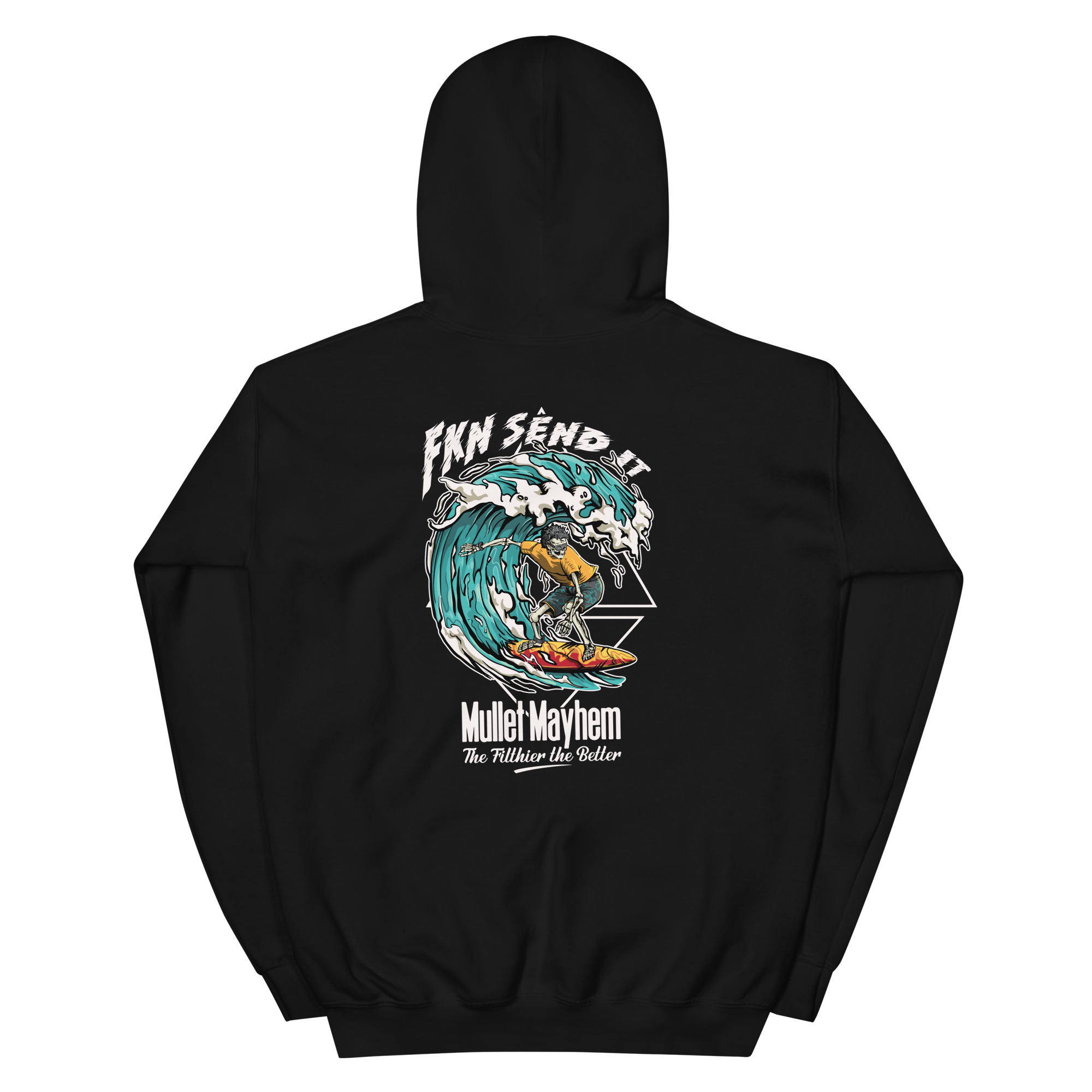FKN Send It (surfing) Mullet Mayhem Kids Hoodie
