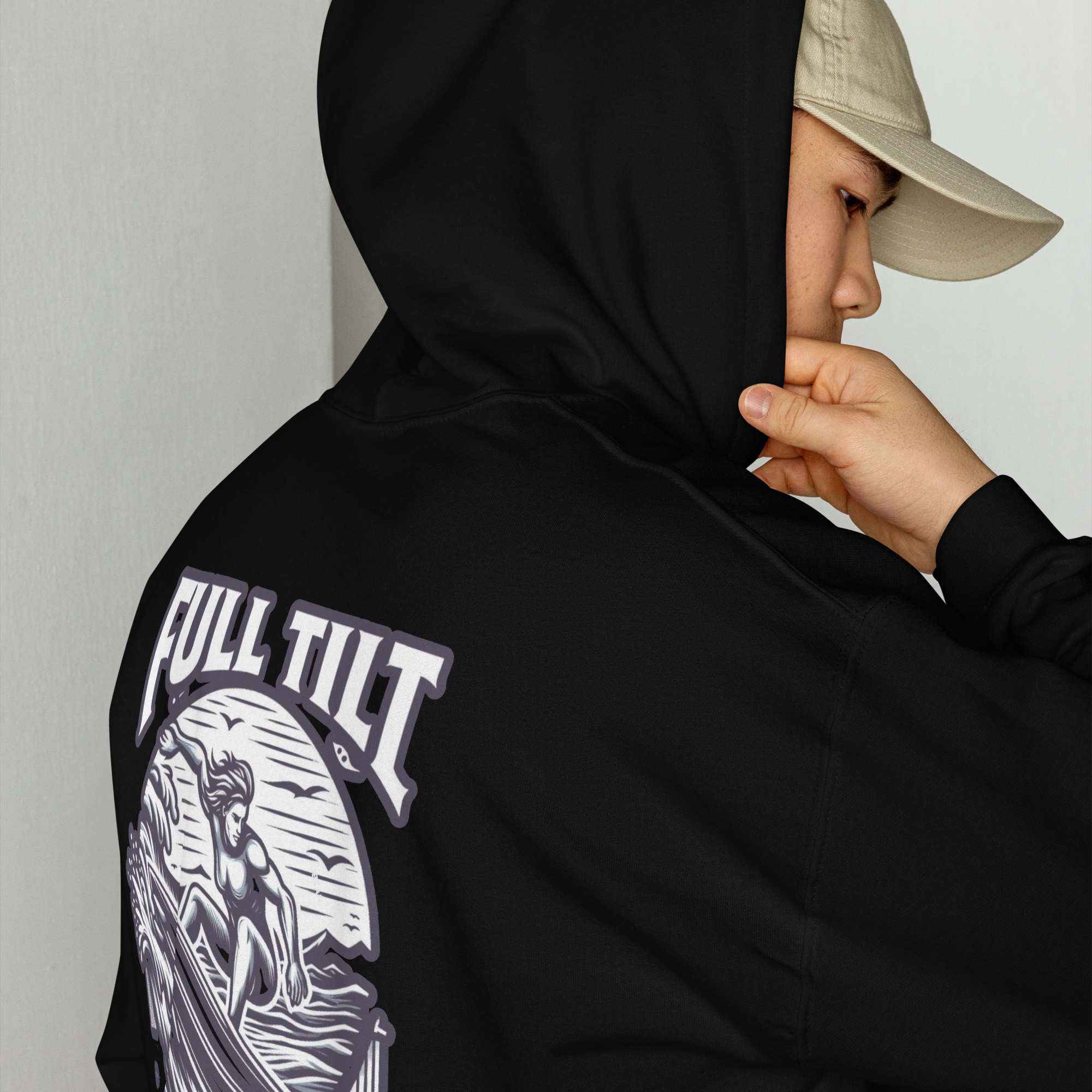 Full Tilt Bogan Surfing Range- Adult Hoodie